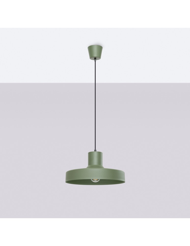 Sollux Lampa wisząca BILO zielona oliwka SL.1705