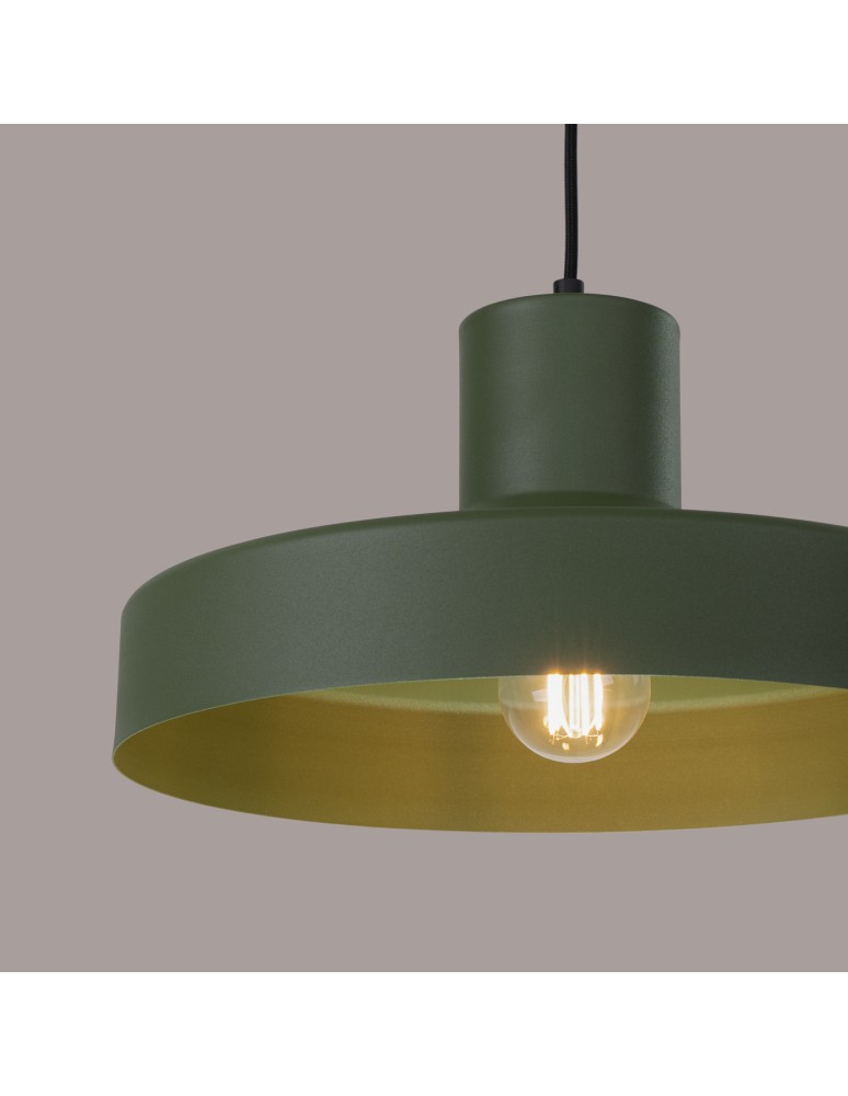 Sollux Lampa wisząca BILO zielona oliwka SL.1705