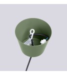 Lampy wiszące w stylu skandynawskim - Sollux Lampa wisząca BILO zielona oliwka SL.1705 - product 9