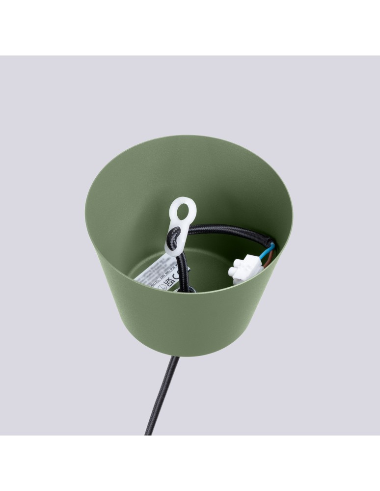 Sollux Lampa wisząca BILO zielona oliwka SL.1705