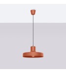 Lampy wiszące w stylu skandynawskim - Sollux Lampa wisząca BILO ochra czerwona SL.1706 - product 2
