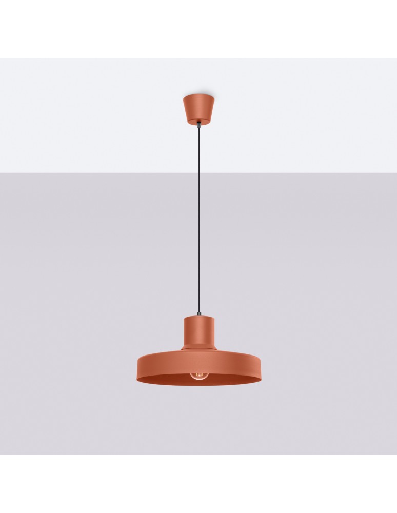 Sollux Lampa wisząca BILO ochra czerwona SL.1706