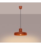 Lampy wiszące w stylu skandynawskim - Sollux Lampa wisząca BILO ochra czerwona SL.1706 - product 3