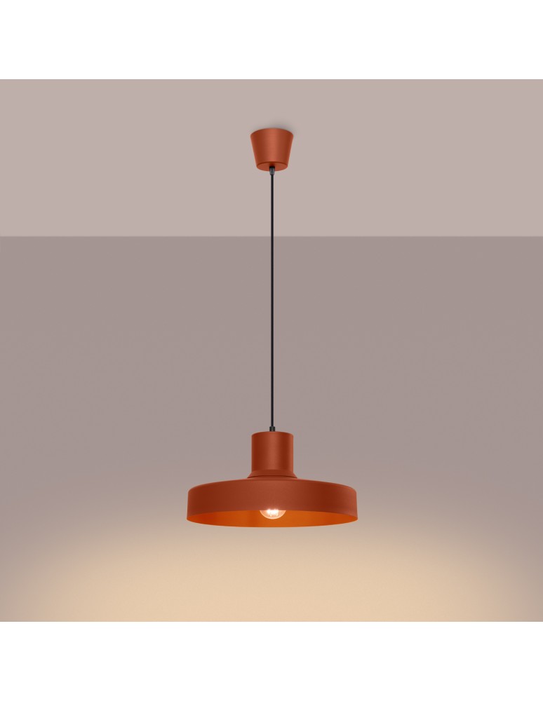 Sollux Lampa wisząca BILO ochra czerwona SL.1706