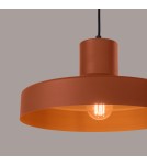 Lampy wiszące w stylu skandynawskim - Sollux Lampa wisząca BILO ochra czerwona SL.1706 - product 4