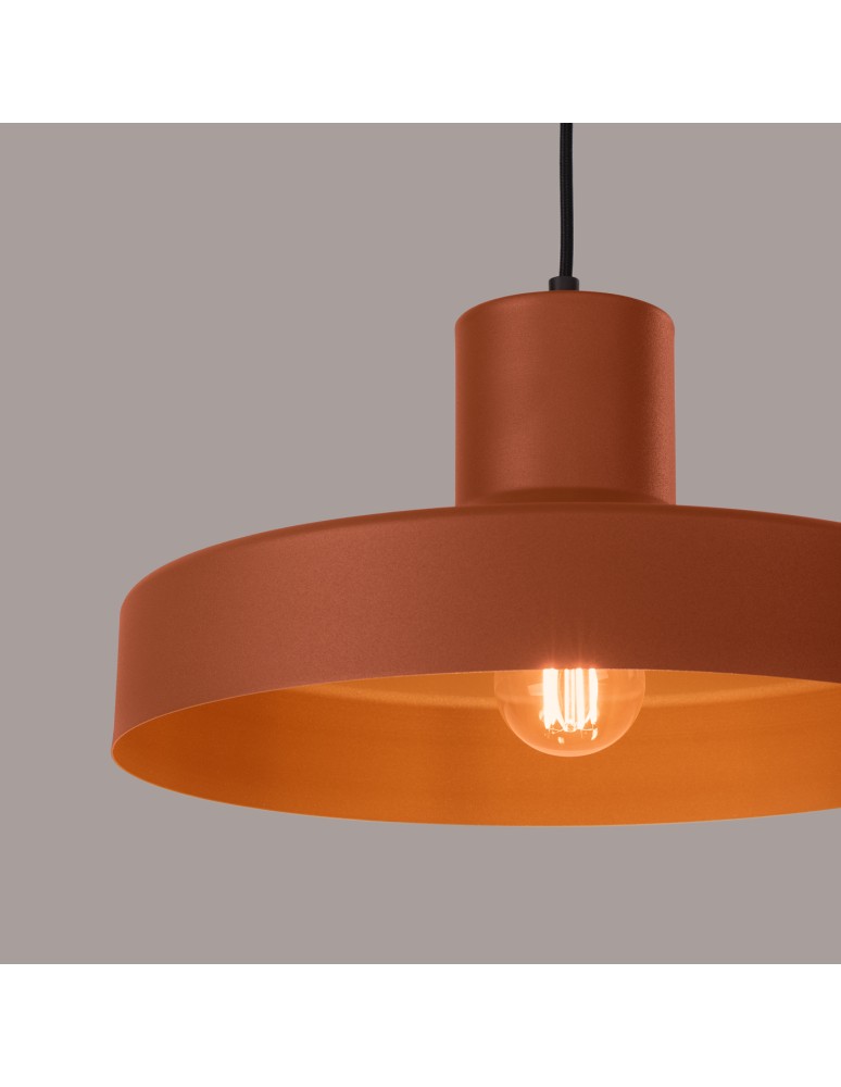Sollux Lampa wisząca BILO ochra czerwona SL.1706