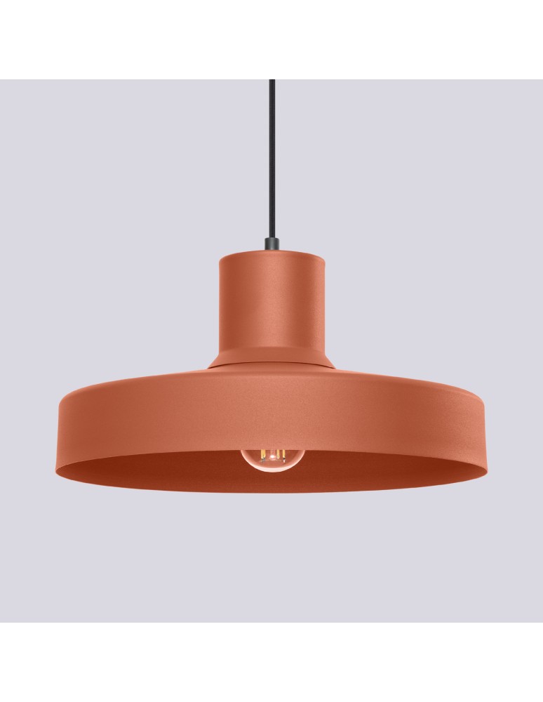 Sollux Lampa wisząca BILO ochra czerwona SL.1706