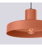 Lampy wiszące w stylu skandynawskim - Sollux Lampa wisząca BILO ochra czerwona SL.1706 - product 6