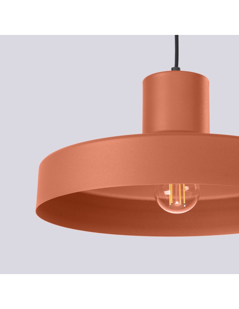 Sollux Lampa wisząca BILO ochra czerwona SL.1706