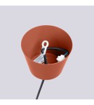 Lampy wiszące w stylu skandynawskim - Sollux Lampa wisząca BILO ochra czerwona SL.1706 - product 9