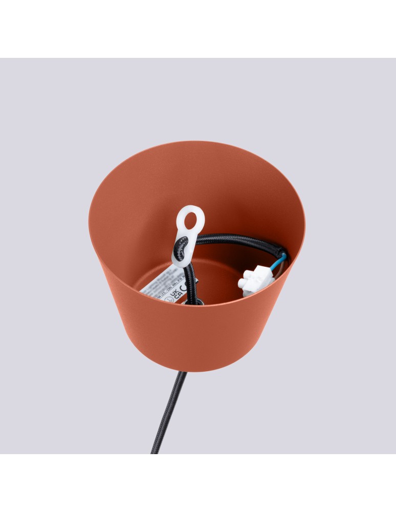 Sollux Lampa wisząca BILO ochra czerwona SL.1706