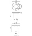 Lampy najazdowe i gruntowe - SU-MA Lampa najazdowa Mix 5725 C - product 5