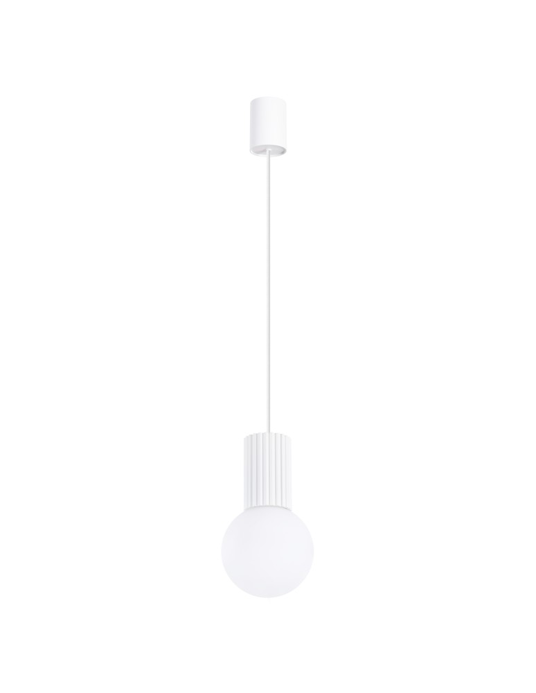 Sollux Lampa wisząca HALO 1 biała SL.1709 Sollux Lampa wisząca HALO 1 biała SL.1709