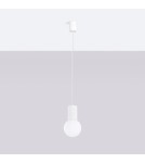 Sollux Lampa wisząca HALO 1 biała SL.1709 Sollux Lampa wisząca HALO 1 biała SL.1709