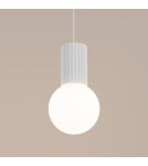 Sollux Lampa wisząca HALO 1 biała SL.1709 Sollux Lampa wisząca HALO 1 biała SL.1709