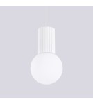 Sollux Lampa wisząca HALO 1 biała SL.1709 Sollux Lampa wisząca HALO 1 biała SL.1709