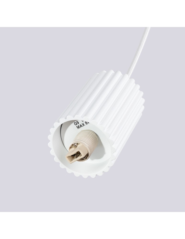Sollux Lampa wisząca HALO 1 biała SL.1709 Sollux Lampa wisząca HALO 1 biała SL.1709
