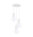 Sollux Lampa wisząca HALO 3P biała SL.1710 Sollux Lampa wisząca HALO 3P biała SL.1710