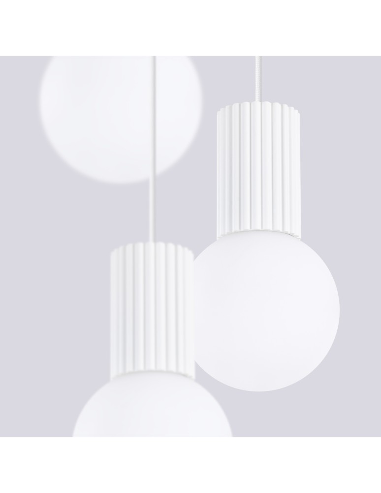 Sollux Lampa wisząca HALO 3P biała SL.1710 Sollux Lampa wisząca HALO 3P biała SL.1710