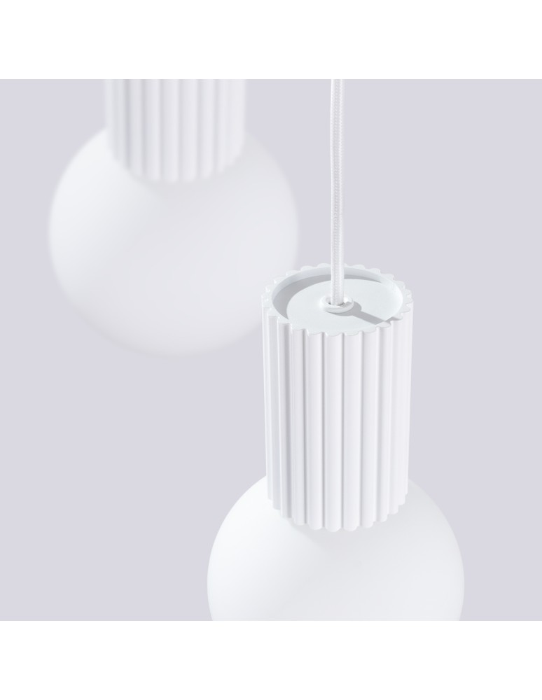 Sollux Lampa wisząca HALO 3P biała SL.1710 Sollux Lampa wisząca HALO 3P biała SL.1710