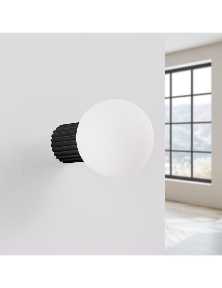 Sollux Kinkiet HALO czarny IP44 SL.1712 Sollux Kinkiet HALO czarny IP44 SL.1712