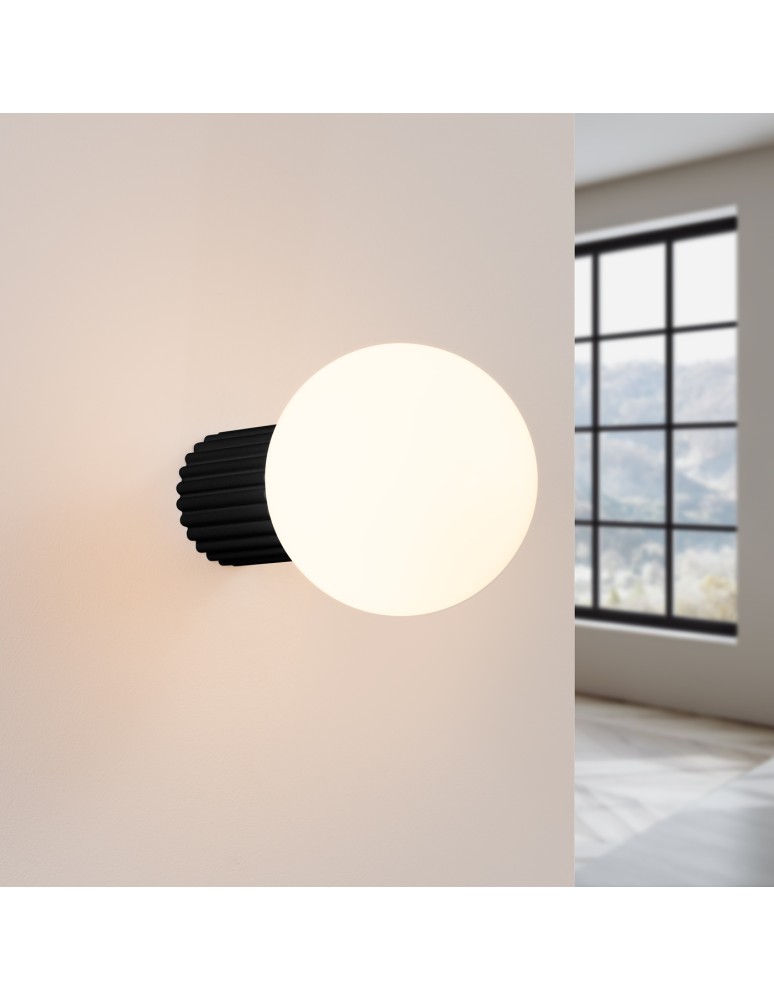 Sollux Kinkiet HALO czarny IP44 SL.1712 Sollux Kinkiet HALO czarny IP44 SL.1712