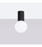 Sollux Plafon HALO czarny IP44 SL.1713 Sollux Plafon HALO czarny IP44 SL.1713