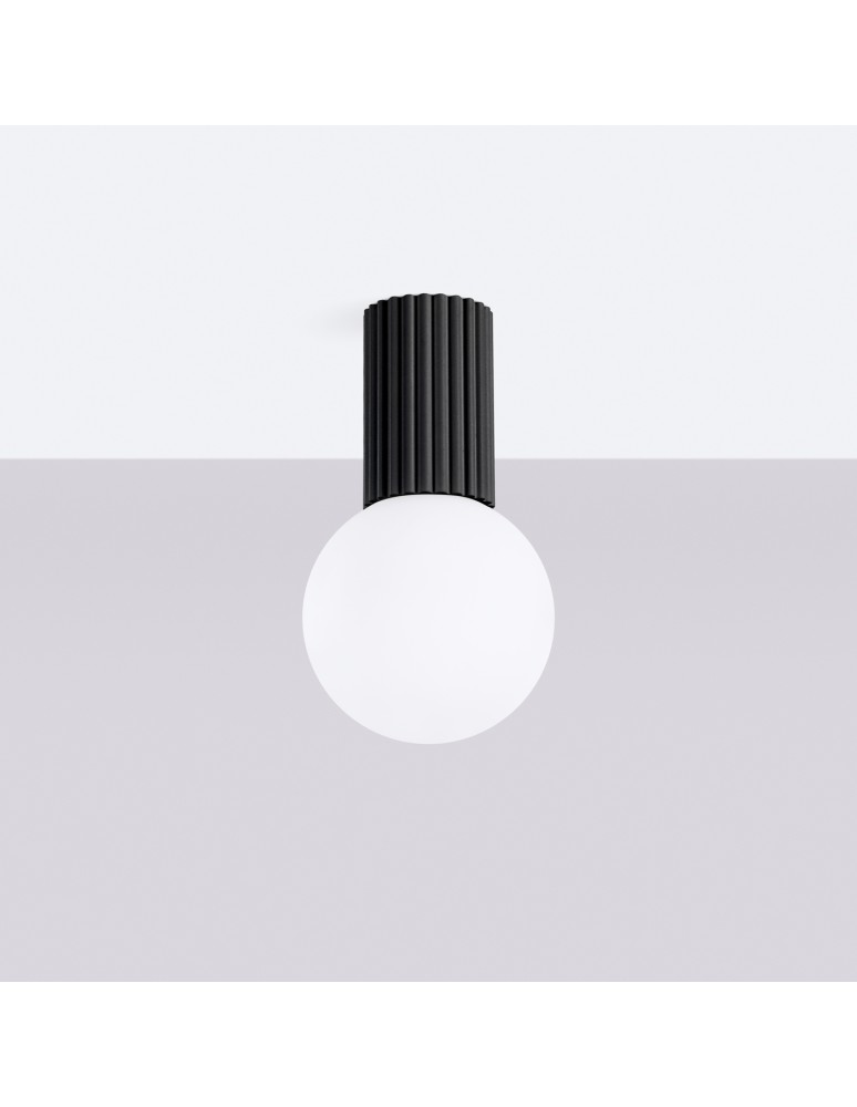 Sollux Plafon HALO czarny IP44 SL.1713 Sollux Plafon HALO czarny IP44 SL.1713
