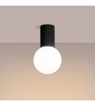 Sollux Plafon HALO czarny IP44 SL.1713 Sollux Plafon HALO czarny IP44 SL.1713