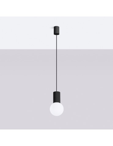 Sollux Lampa wisząca HALO 1 czarna SL.1714 - produkt 2