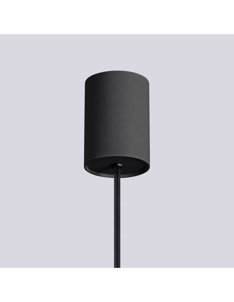 Sollux Lampa wisząca HALO 1 czarna SL.1714 Sollux Lampa wisząca HALO 1 czarna SL.1714