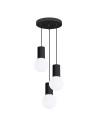 Sollux Lampa wisząca HALO 3P czarna SL.1715