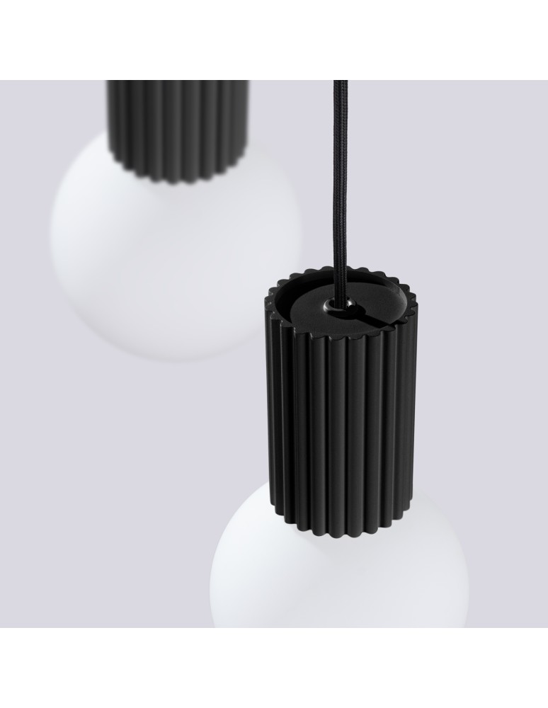 Sollux Lampa wisząca HALO 3P czarna SL.1715
