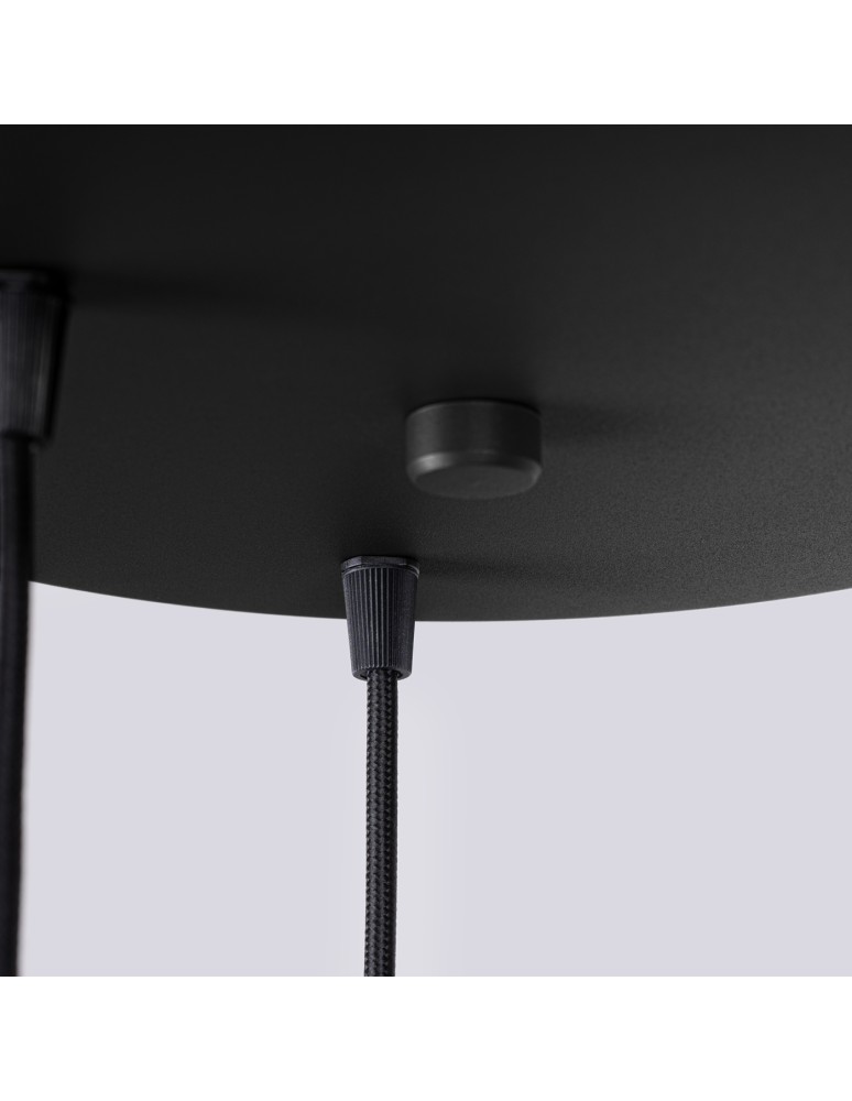 Sollux Lampa wisząca HALO 3P czarna SL.1715
