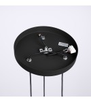 Lampy wiszące kule - Sollux Lampa wisząca HALO 3P czarna SL.1715 - product 8