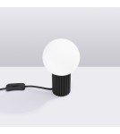Lampy stołowe dekoracyjne - Sollux Lampa biurkowa HALO czarna SL.1716 - product 2