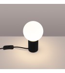 Lampy stołowe dekoracyjne - Sollux Lampa biurkowa HALO czarna SL.1716 - product 3