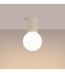 Sollux Plafon HALO beżowy IP44 SL.1718 Sollux Plafon HALO beżowy IP44 SL.1718