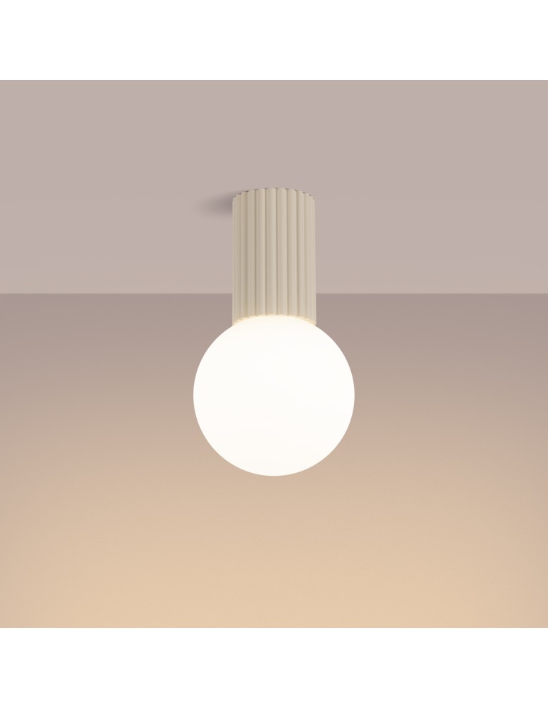 Sollux Plafon HALO beżowy IP44 SL.1718 Sollux Plafon HALO beżowy IP44 SL.1718