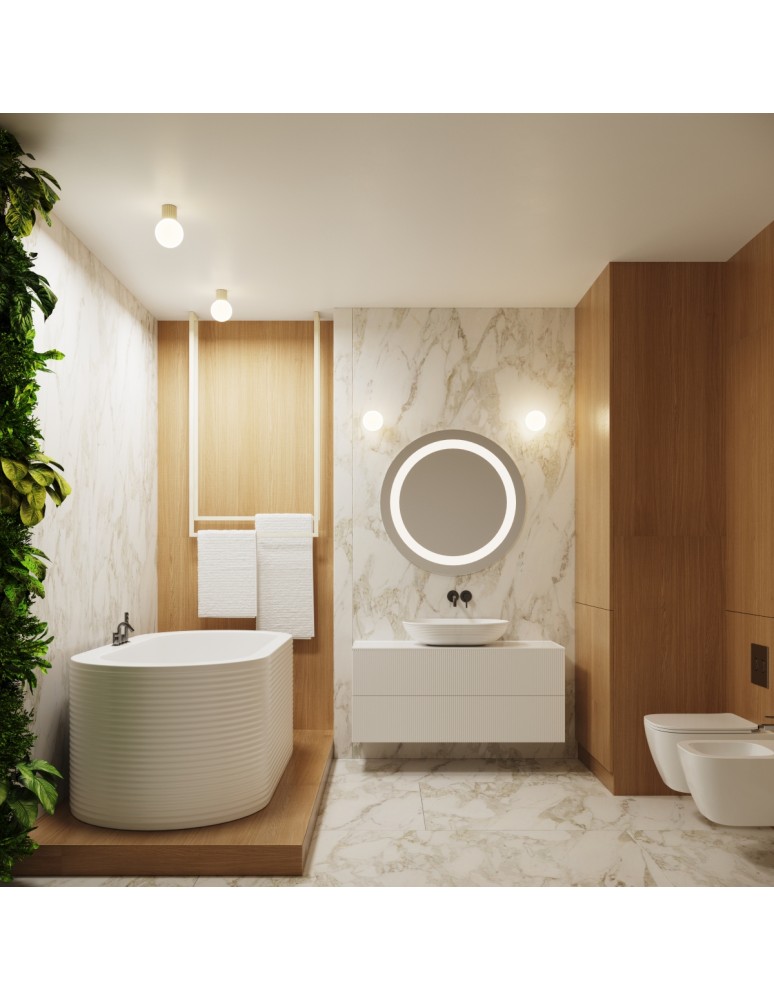 Sollux Plafon HALO beżowy IP44 SL.1718 Sollux Plafon HALO beżowy IP44 SL.1718