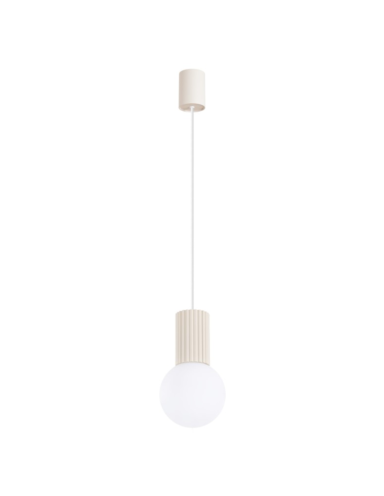Sollux Lampa wisząca HALO 1 beżowa SL.1719