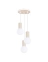 Sollux Lampa wisząca HALO 3P beżowa SL.1720