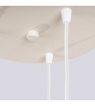 Lampy wiszące kule - Sollux Lampa wisząca HALO 3P beżowa SL.1720 - product 7