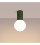 Sollux Plafon HALO zielony oliwkowy IP44 SL.1723 Sollux Plafon HALO zielony oliwkowy IP44 SL.1723