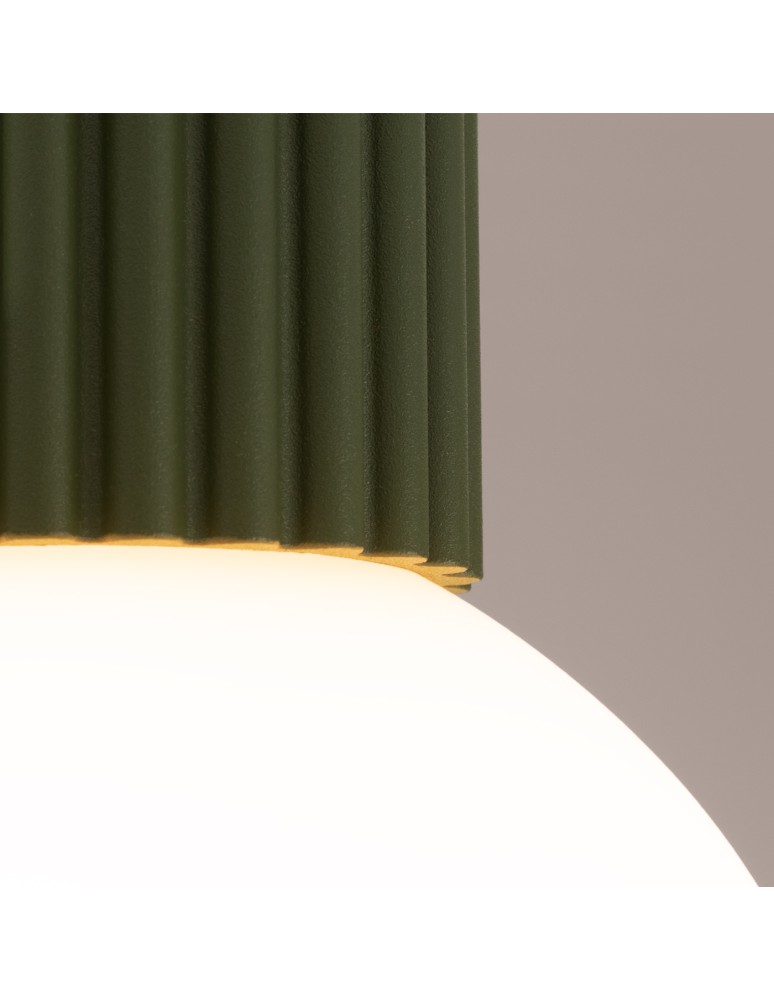 Sollux Plafon HALO zielony oliwkowy IP44 SL.1723 Sollux Plafon HALO zielony oliwkowy IP44 SL.1723