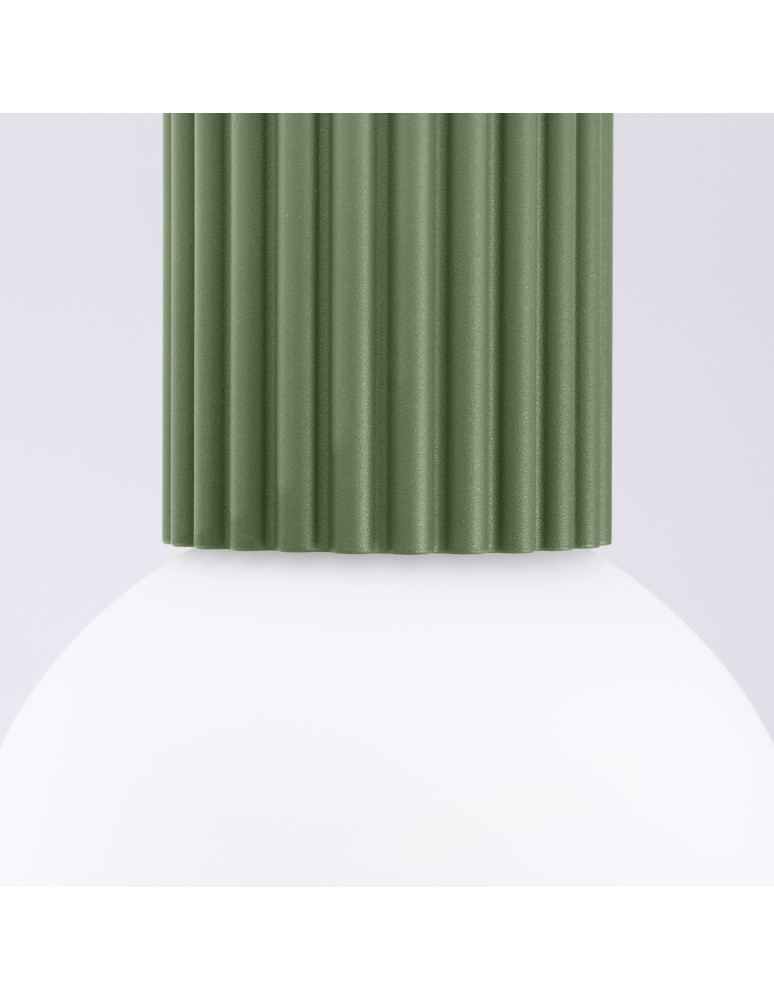 Sollux Plafon HALO zielony oliwkowy IP44 SL.1723 Sollux Plafon HALO zielony oliwkowy IP44 SL.1723