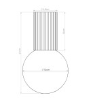 Sollux Plafon HALO zielony oliwkowy IP44 SL.1723 Sollux Plafon HALO zielony oliwkowy IP44 SL.1723