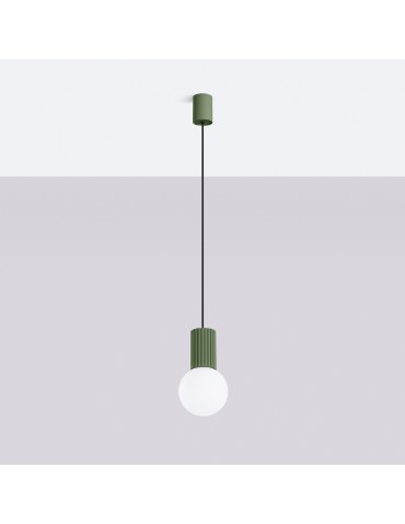 Sollux Lampa wisząca HALO 1 zielona oliwka SL.1724 - produkt 2