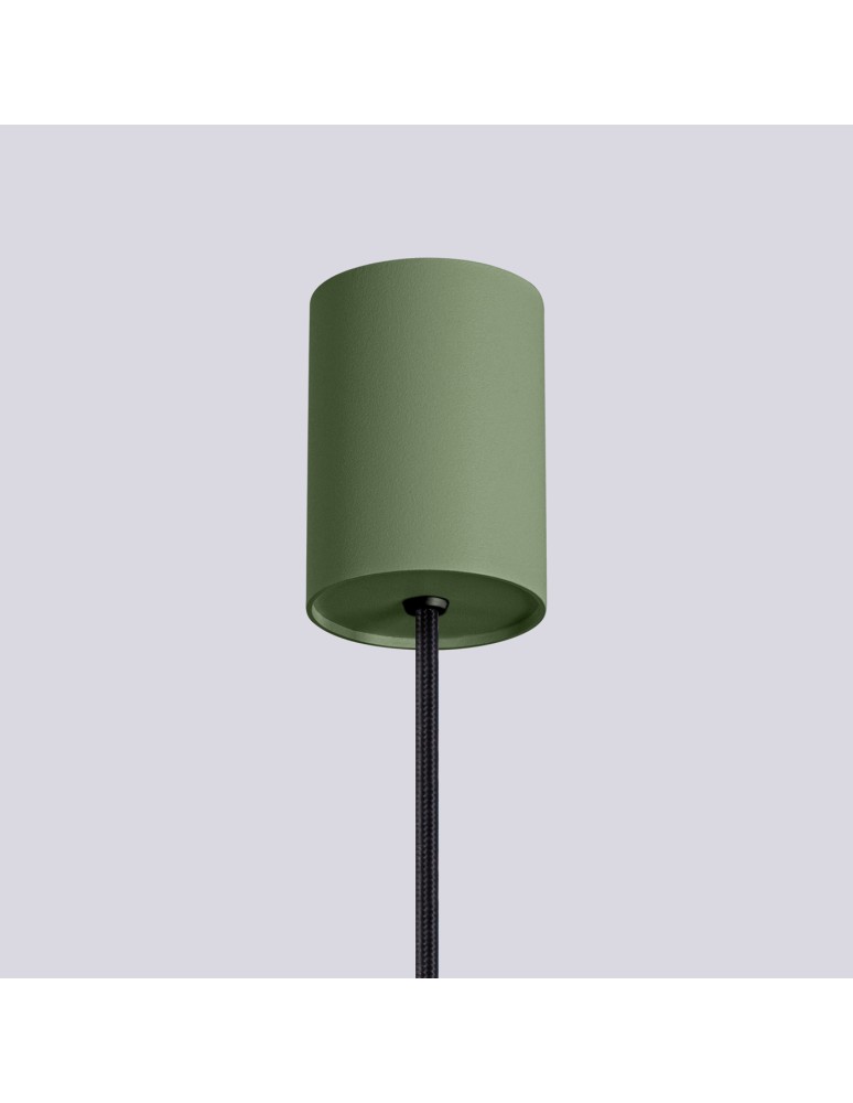 Sollux Lampa wisząca HALO 1 zielona oliwka SL.1724 Sollux Lampa wisząca HALO 1 zielona oliwka SL.1724