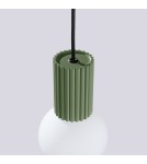 Sollux Lampa wisząca HALO 1 zielona oliwka SL.1724 Sollux Lampa wisząca HALO 1 zielona oliwka SL.1724